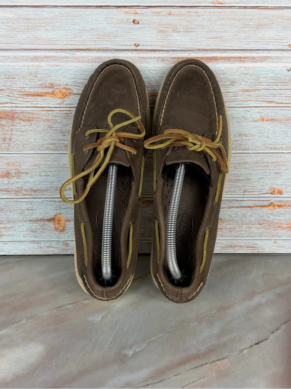 Sperry Top Sider Authentic Original Boat Shoes in Brown Leather